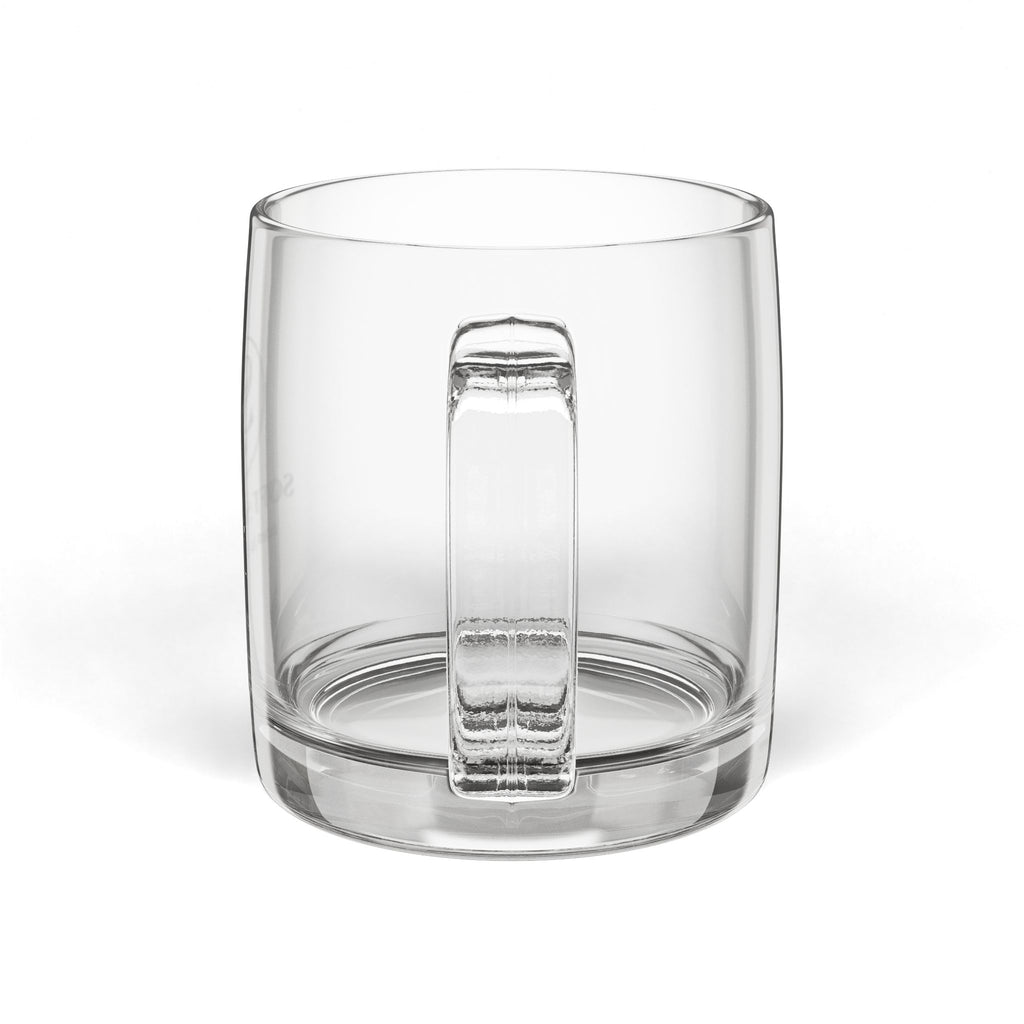 Glass Coffee Mug, 12.25oz (Engraving)