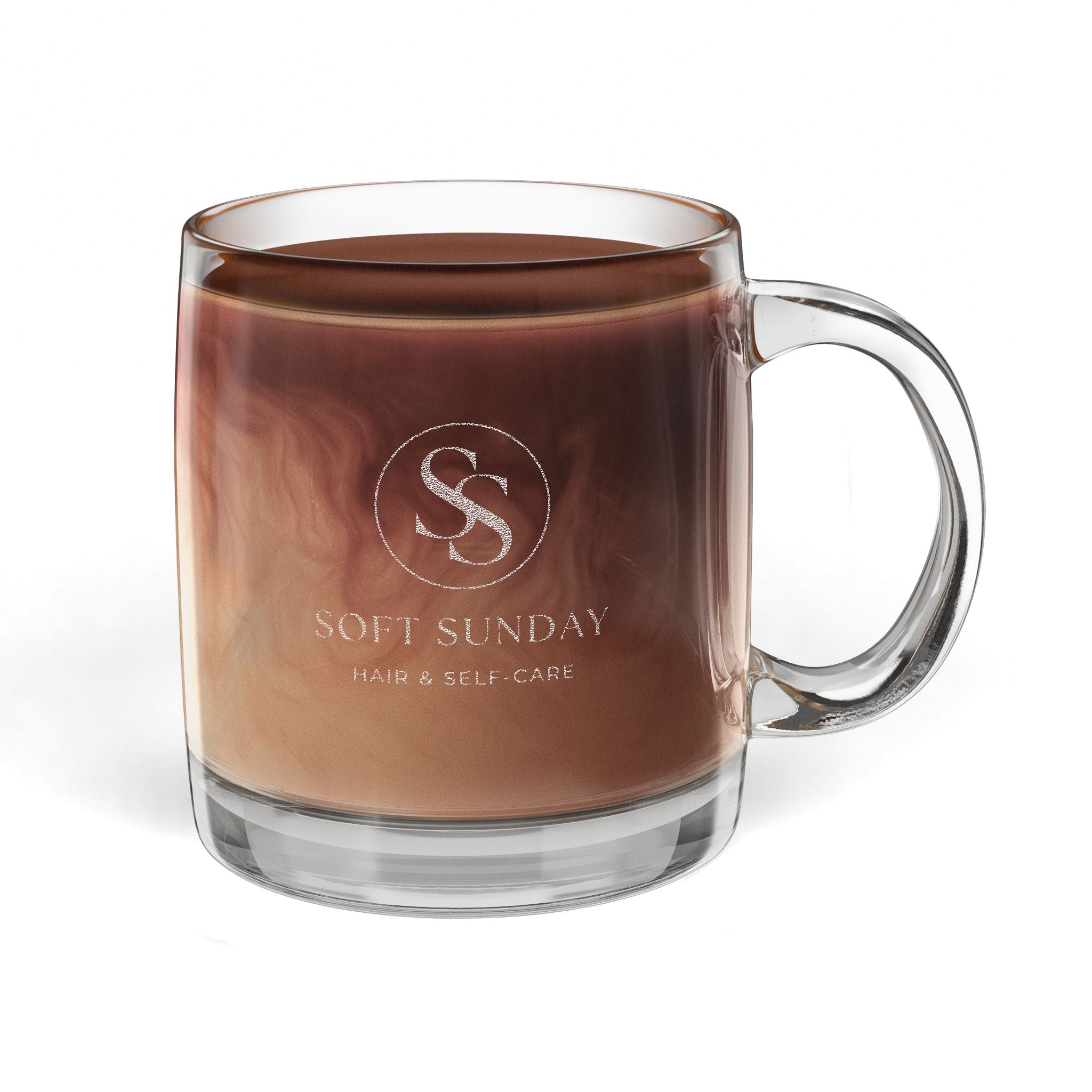 Glass Coffee Mug, 12.25oz (Engraving)