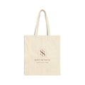 Canvas Tote Bag — "Soft Sunday: A Ritual of Softness" Natural Cotton Reusable Shopper